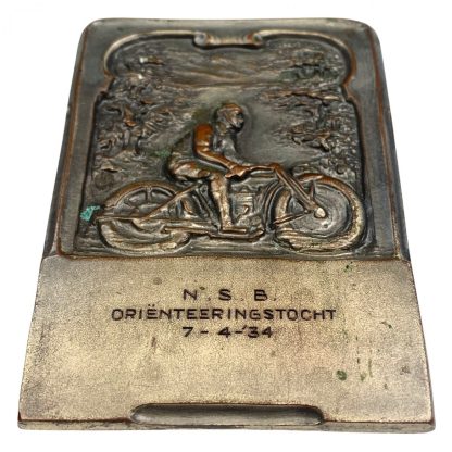 Original WWII Dutch NSB 'Orientation tour' plaque