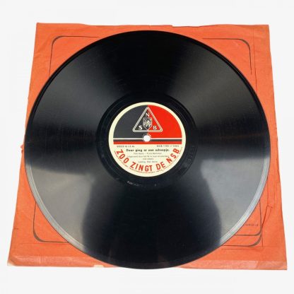 Original WWII Dutch NSB gramophone record