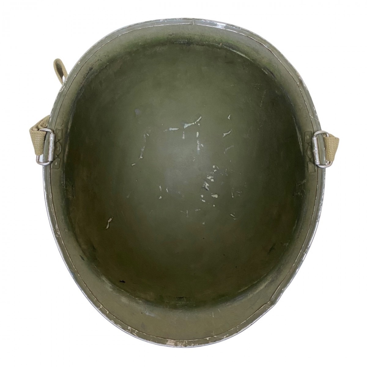 Original WWII US M1 helmet - Oorlogsspullen.nl - Militaria shop