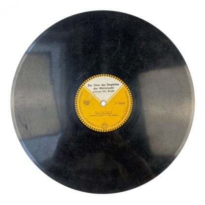 Original WWII German Wehrmacht gramophone record - Der Käppen, der Stürmann & Lilofee
