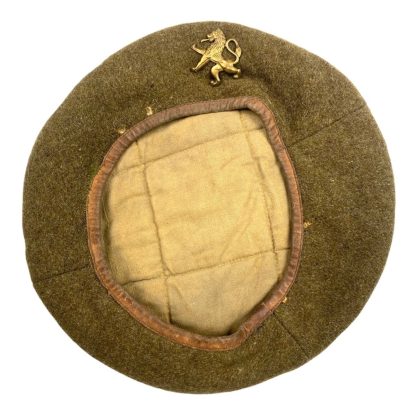 Original WWII Belgian Brigade Piron beret and scarf
