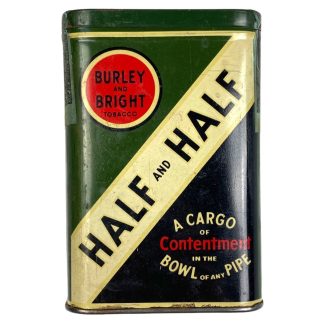 Original WWII US Burley and Bright tobacco tin