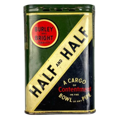 Original WWII US Burley and Bright tobacco tin