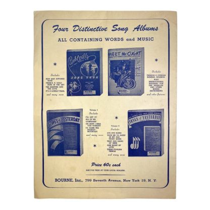 Original WWII US sheet music
