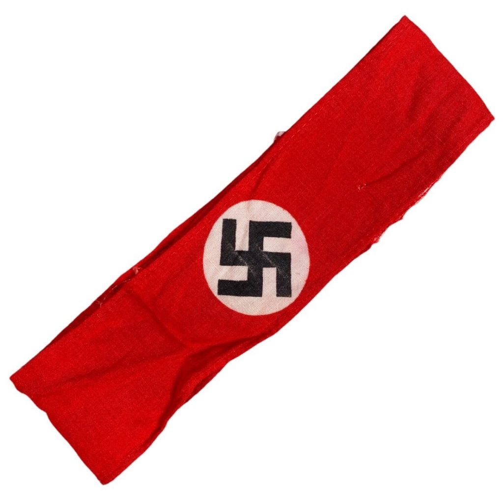 Original WWII German NSDAP narrow armband - Oorlogsspullen.nl ...