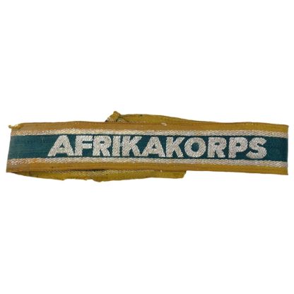 Original WWII German Afrikakorps cuff title