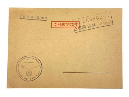 Original WWII German Arbeitseinsatz card Amersfoort