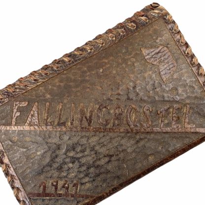 Original WWII German leather Soldbuch cover Fallingbostel