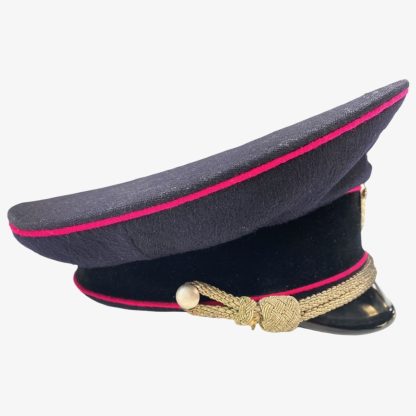 Original WWII German Feuerschutzpolizei visor cap