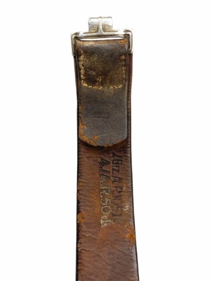 Original WWII German WH belt with buckle - Artillerie Regiment 50