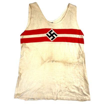 Original WWII German Hitlerjugend sports shirt