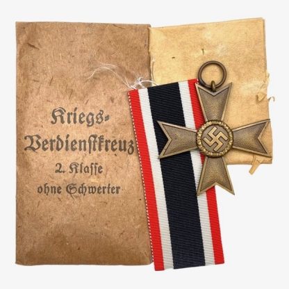 Original WWII German Kriegsverdienstenkreuz with pouch