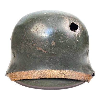 Original WWII German WH M35 DD helmet