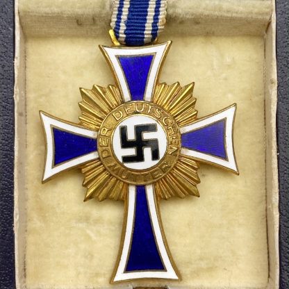 Original WWII German Mutterkreuz im gold in box - Paul Meybauer