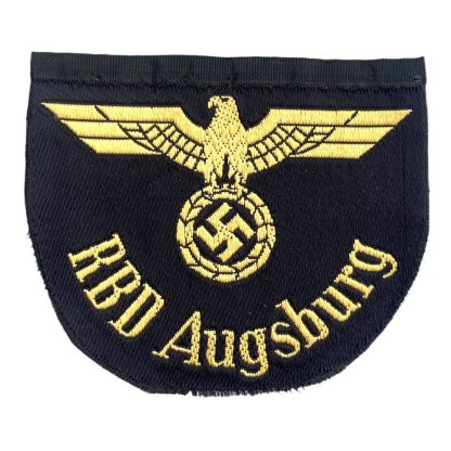 Original WWII German Reichsbahn 'RBD Augsburg' insignia