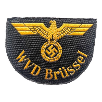Original WWII German Reichsbahn 'WVD Brüssel' insignia