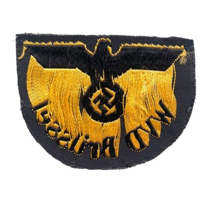 Original WWII German Reichsbahn 'WVD Brüssel' insignia