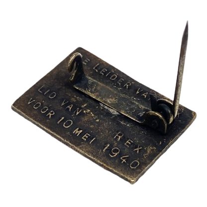 Original WWII Walloon REX pin for members in Vlaanderen