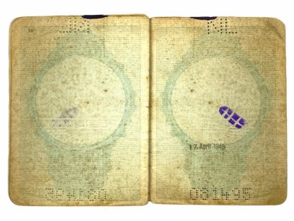 Original WWII Dutch passport Ridderkerk