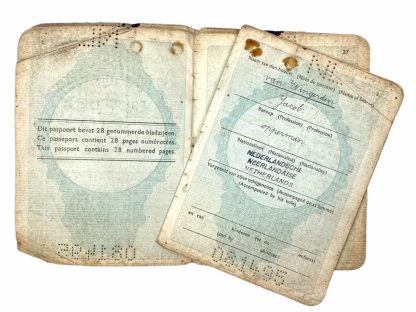 Original WWII Dutch passport Ridderkerk