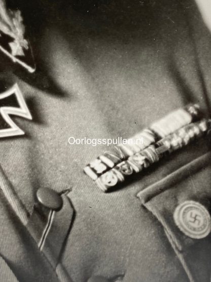 Original WWII German Waffen-SS large portrait photo Sepp Dietrich
