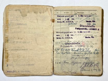 Original WWII German soldbuch - IR 16 (Rotterdam May 1940)