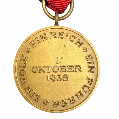 Original WWII German 'Sudetenland' medal
