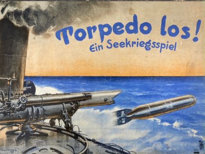 Original WWII German Kriegsmarine 'Torpedo Los!' board game