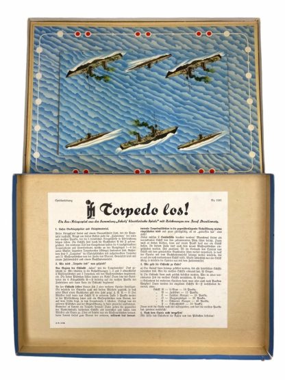 Original WWII German Kriegsmarine 'Torpedo Los!' board game