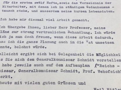 Original WWII German letter 'Deutsche Zeitung in den Niederlanden'