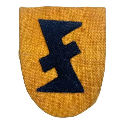 Original WWII Flemish NSKK/Zwarte Brigade shield