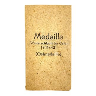 Original WWII German Winterslacht im Osten medal pouch - Gustav Brehmer
