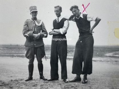 Original WWII Dutch army photo grouping - Jacob van der Ham (11.5.1940 Leiden)