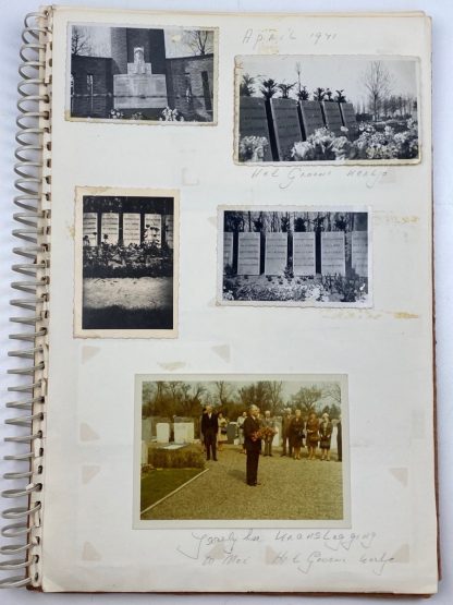 Original WWII Dutch army photo grouping - Jacob van der Ham (11.5.1940 Leiden)