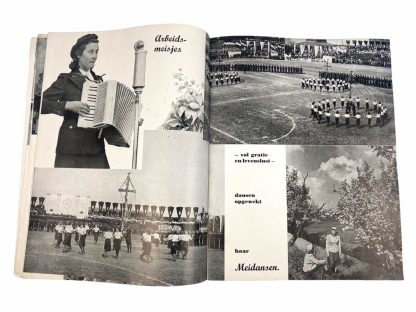 Original WWII Nederlandsche Arbeidsdienst booklet - De liefde tot zijn land is ieder aangeboren...