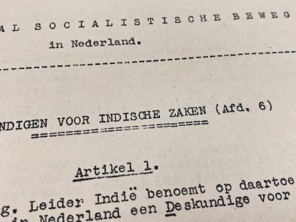 Original WWII NSB Dutch-Indies prescription