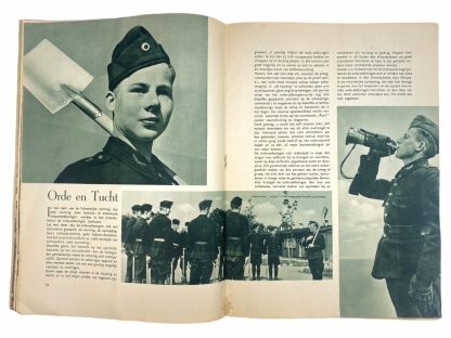 Original WWII Nederlandsche Arbeidsdienst magazine 'Onze Jeugd in den Arbeidsdienst'