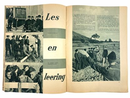 Original WWII Nederlandsche Arbeidsdienst magazine 'Onze Jeugd in den Arbeidsdienst'