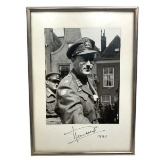 Original WWII Dutch Prins Bernhard autograph