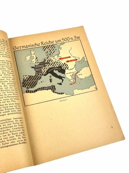 Original WWII German SS booklet 'Reichsschule Valkenburg' Das Reich und Europa