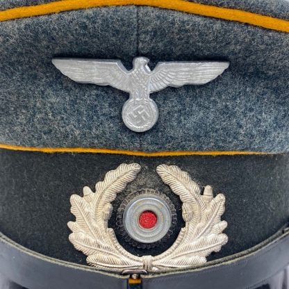 Original WWII German WH cavalry NCO visor cap