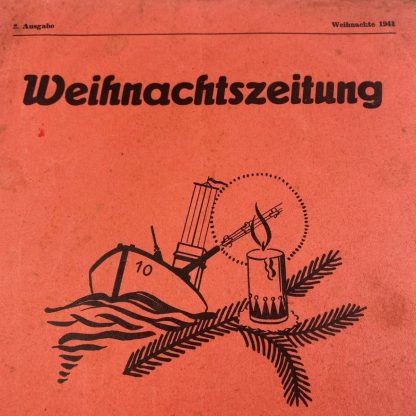Original WWII German Christmas newspaper for German troops in Vlissingen