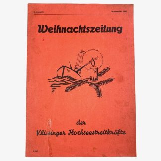 Original WWII German Christmas newspaper for German troops in Vlissingen