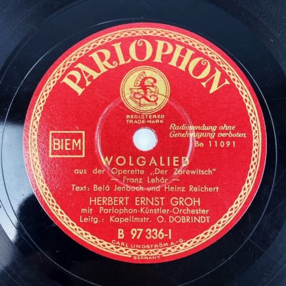 Original WWII German WH record - Wolgalied & Willst Du?