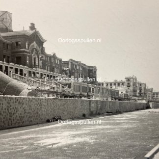 Original WWII Dutch photo - Fortifications in Scheveningen 1945