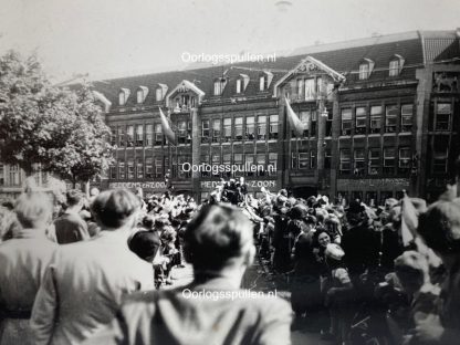 Original WWII Dutch photo - Allied troops enter the city of The Hague May 1945