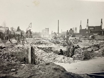 Original WWII Dutch Bombing of Rotterdam photo grouping - 14 May 1940