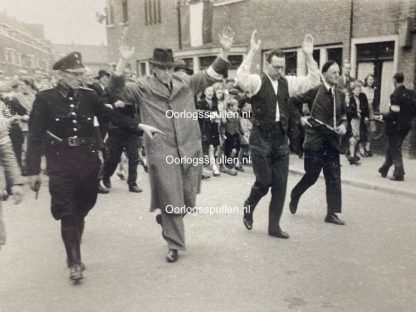 Original WWII Dutch photo - Collaborators arrested in The Hague May 1945