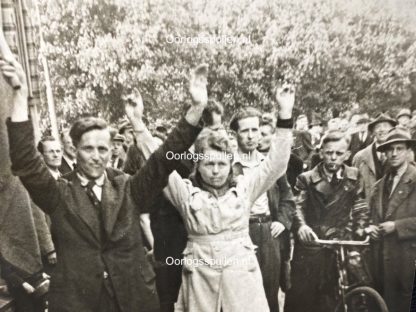 Original WWII Dutch photo - Collaborators are arrested