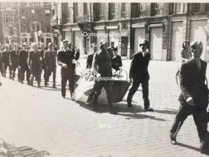 Original WWII Dutch photo - Funeral of the Binnenlandse Strijdkrachten The Hague May 1945